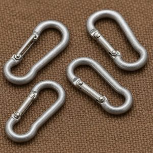 21 Aluminum Mini Carabiner Clips Small D Ring Snap Hook Key Chain Bucket For Outdoor Camping Hiking Backpack Keychain