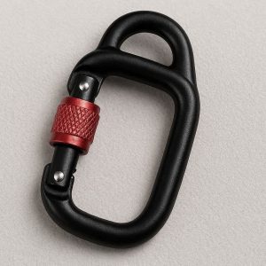 26 Locking Screw Gate Mini Carabiner Heavy Duty Small D Ring Snap Hook Clip For Travel Backpack Keychain Safety