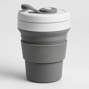 9 Insulated Collapsible Travel Mug Silicone Folding Coffee Cup With Thermal Sleeve Leakproof Portable Tea Espresso Tumbler
